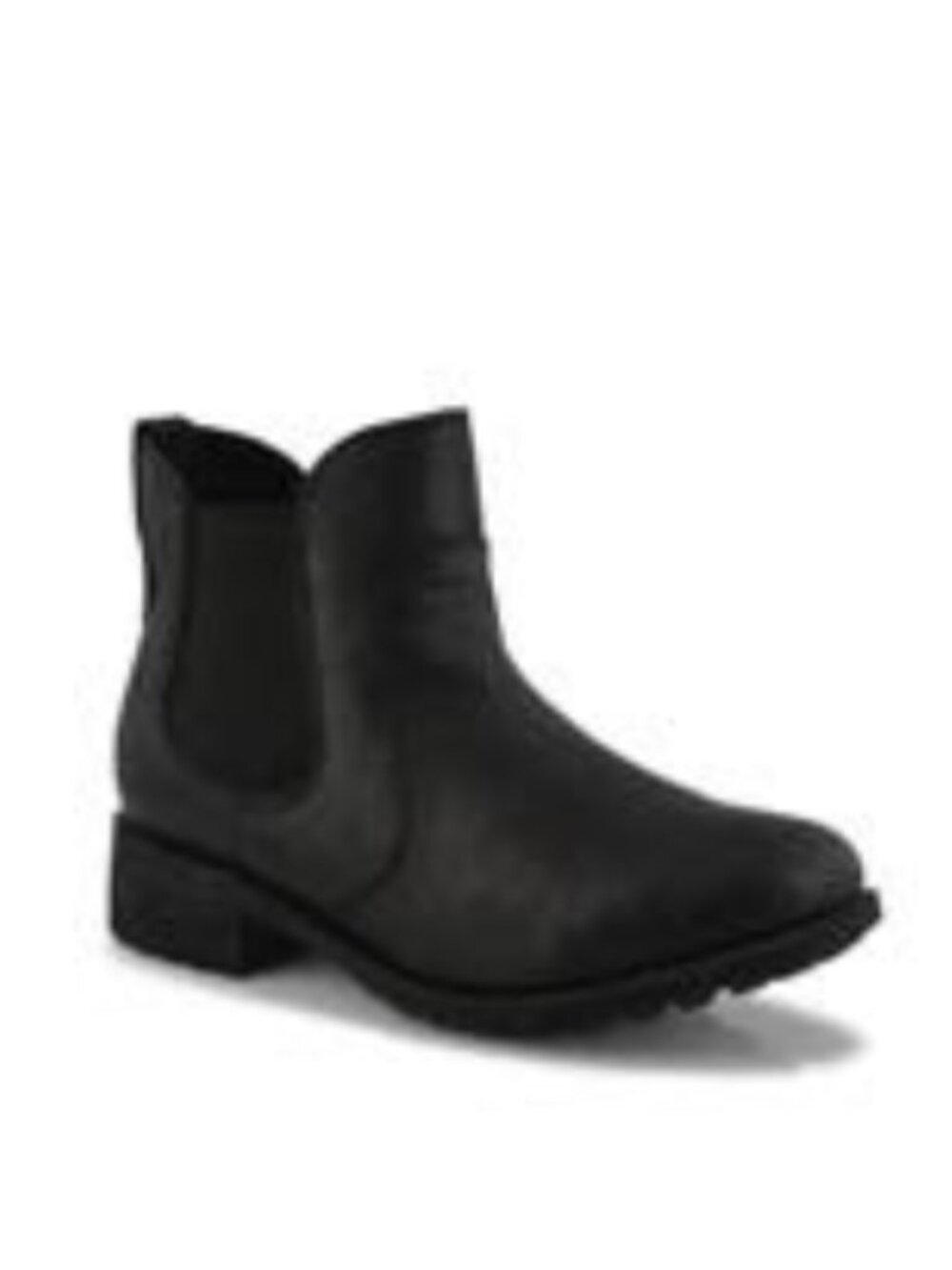 UGG Women's BONHAM III Leather Chelsea Boots - Size 7.5, Black